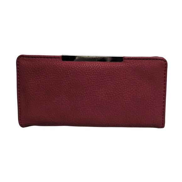 Women's Burgundy SAFE KEEPER Wallet - Picture 1 of 4